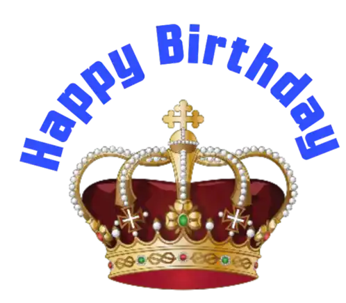 King Happy Birthday Sticker - King Happy Birthday Stickers
