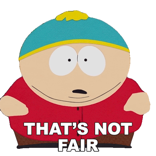 Thats Not Fair Eric Cartman Sticker - Thats Not Fair Eric Cartman South Park Dikinbaus Hot Dogs Stickers