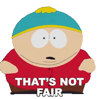 Thats Not Fair Eric Cartman Sticker - Thats Not Fair Eric Cartman South Park Dikinbaus Hot Dogs Stickers