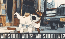 College GIF - Oliver And Company Dodger Worry GIFs