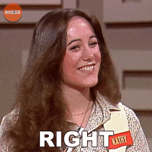 a woman with a name tag that says kathy