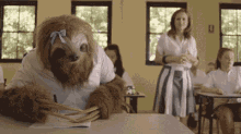 Sloth School GIF - Sloth School Test GIFs