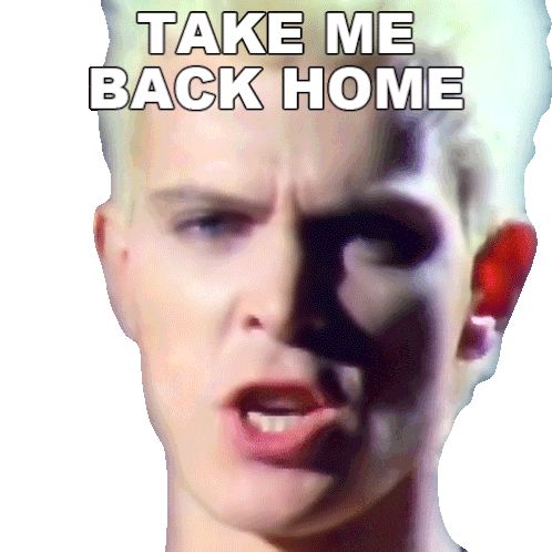 Take Me Back Home Billy Idol Sticker - Take Me Back Home Billy Idol White Wedding Song Stickers