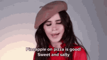 camila cabello sweetand salty pizza pineapple pineapple on pizza