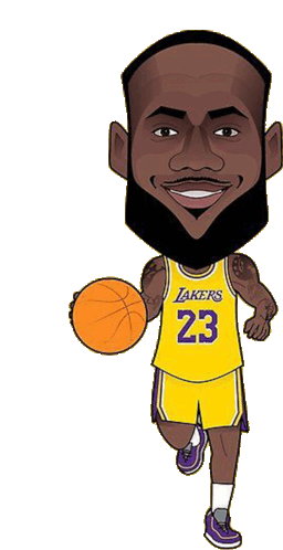 Basketball Lakers Sticker - Basketball Lakers Player Stickers