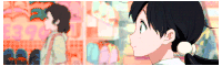 a man and a girl are standing next to each other in a cartoon