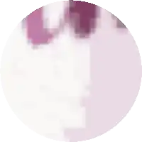 a pixelated image of a purple and white circle
