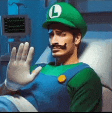 Luigi Says No Bueno GIF - Luigi Says No Bueno GIFs