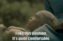 Comfortable Rhaenyra Targaryen GIF - Comfortable Rhaenyra Targaryen Milly Alcock GIFs