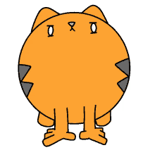 whitaswhit tiger dance orange bob