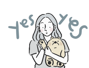 Yes Dog Sticker - Yes Dog Girl Stickers