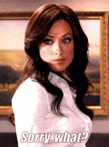 Olivia Wilde The Change Up GIF - Olivia Wilde The Change Up Sorry What GIFs