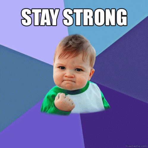 Stay Strong GIF - Stay Strong Fist Pump Kid GIFs