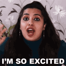 Im So Excited Sukanya GIF - Im So Excited Sukanya Buzzfeed India GIFs