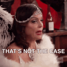 Thats Not The Case Real Housewives Of New York GIF - Thats Not The Case Real Housewives Of New York Rhony GIFs