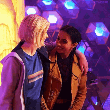 doctor who jodie whittaker mandip gill laughing best friend