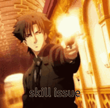 Kiritsugu Fate Zero GIF - Kiritsugu Fate Zero Gun GIFs