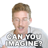 Can You Imagine Tyler Oakley Sticker - Can You Imagine Tyler Oakley Picture It In Your Head Stickers