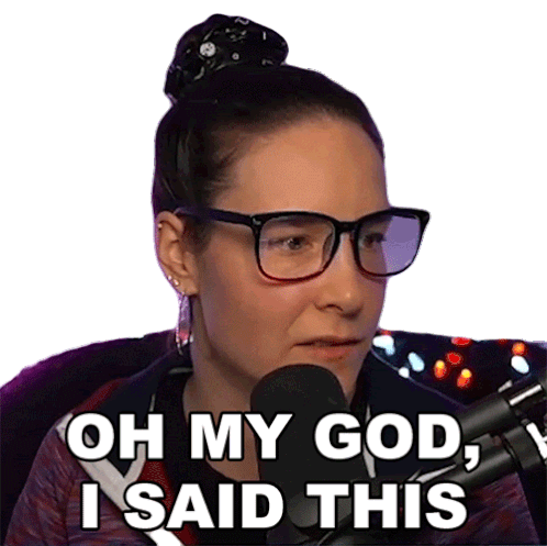Oh My God I Said This Cristine Raquel Rotenberg Sticker - Oh My God I Said This Cristine Raquel Rotenberg Simply Nailogical Stickers
