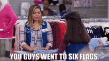 superstore amy sosa you guys went to six flags six flags america ferrera