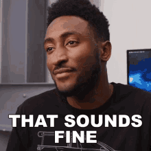 That Sounds Fine Marques Brownlee GIF - That Sounds Fine Marques Brownlee That Sounds Good GIFs