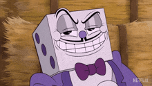 a cartoon character with the word netflix on the bottom right corner