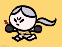 a cartoon drawing of a skeleton with a sword and a red heart .