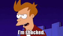 I'M Shocked! - Futurama GIF - Shocked Futurama GIFs