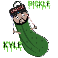 Pickle Kyle Sticker - Pickle Kyle Stickers