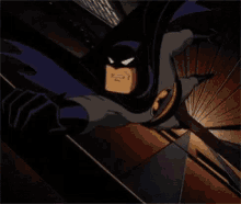 Hanging Batman GIF