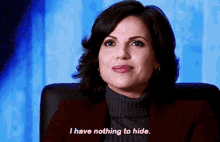 once upon a time regina mills i have nothing to hide no secrets nothing to hide