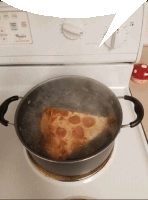 Pizza Boiling Sticker