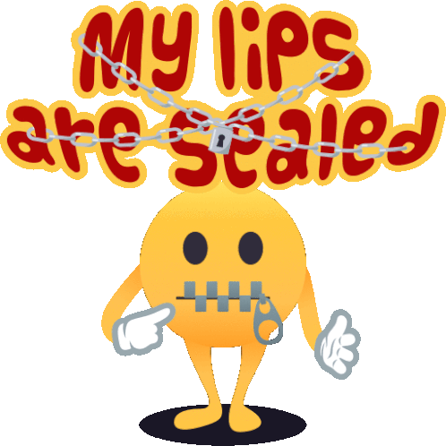 My Lips Are Sealed Smiley Guy Sticker - My Lips Are Sealed Smiley Guy Joypixels Stickers