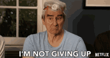 Im Not Giving Up Sol GIF - Im Not Giving Up Sol Sam Waterston GIFs