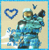 a picture of a man holding a gun with a heart and butterflies surrounding him