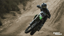 dirt rider motocross kawasaki kx450 offroad jump