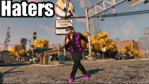 Saints Row Haters Gonna Hate GIF - Saints Row Haters Gonna Hate Dancing -  Discover & Share GIFs
