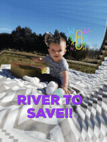 baby river to save woah kid child
