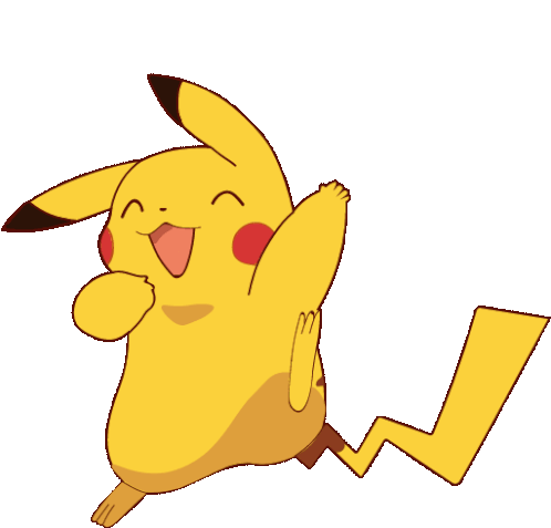 Pikachu Happy Sticker Pikachu Happy Cute Descubre y comparte GIF
