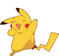 Pikachu Happy Sticker - Pikachu Happy Cute Stickers