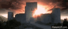Castle Sunset GIF - Castle Sunset Freedom GIFs