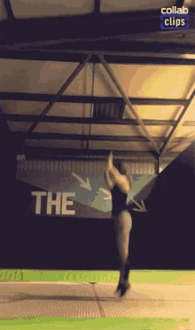 Trampoline Fail Trying To Do A Flip GIF