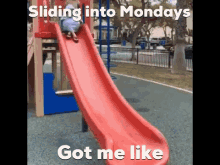 Mondays Sliding GIF - Mondays Monday Sliding GIFs