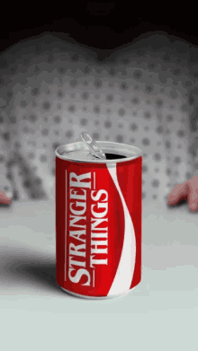 eleven stranger things can crunch can soda