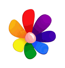 flower rainbow flower sverigedemokraterna sd giffabriken