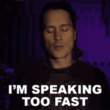 Im Speaking Too Fast Per Fredrik Asly GIF - Im Speaking Too Fast Per Fredrik Asly Pellek GIFs