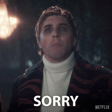 Sorry Cat King GIF - Sorry Cat King Dead Boy Detectives GIFs
