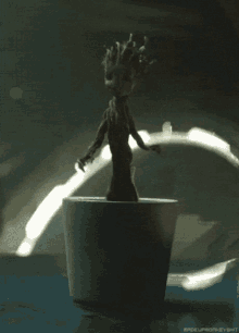 Groot Baby Groot GIF - Groot Baby Groot Guardians Of The Galaxy GIFs