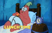 Patrick Star Eat GIF - Patrick Star Eat Lunch Time GIFs
