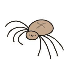 teagif cute cartoon simple spider